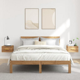 Berkfield Wall-Mounted Bedside Cabinets 2 Pcs Artisan Oak 35X35X20 Cm - thumbnail 3