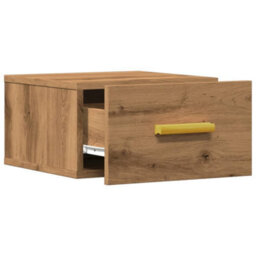 Berkfield Wall-Mounted Bedside Cabinets 2 Pcs Artisan Oak 35X35X20 Cm - thumbnail 5
