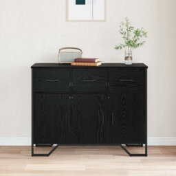 Walplus Sideboard Black Oak 97 X 32.5 X 74.5 Cm Engineered Wood - thumbnail 4