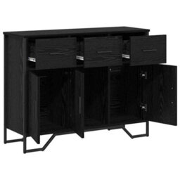 Walplus Sideboard Black Oak 97 X 32.5 X 74.5 Cm Engineered Wood - thumbnail 5
