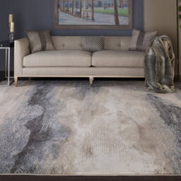 Beige Luxurious Modern Abstract Easy To Clean Rug For Bedroom & Living Room-160Cm X 221Cm - thumbnail 1
