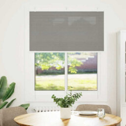Walplus Anthracite Pleated Blind 105X100 Cm (Fabric Width 104.4 Cm) Polyester - thumbnail 1