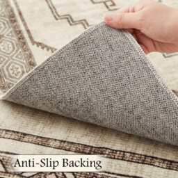 Bedlooms Radiant Cashmere Rug 60X110Cm, Geometric Rug, Anti Slip, Stain Resistant, Large Door & Floor Mat - thumbnail 2