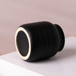 Leaf Black Vase Planter 13 X 13 X 14Cm - thumbnail 4