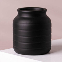 Leaf Black Vase Planter 13 X 13 X 14Cm - thumbnail 2