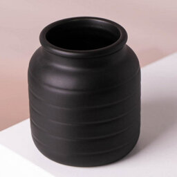 Leaf Black Vase Planter 13 X 13 X 14Cm - thumbnail 3