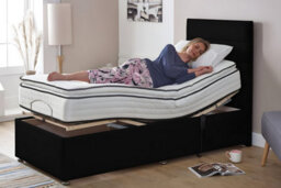 Heavy Duty Electric Adjustable Mobility Bed With Pillow Top Mattress