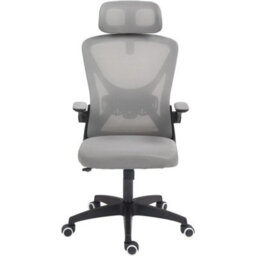 Ergonomic Grey Mesh Back Office Chair With Adjustable Height - thumbnail 5