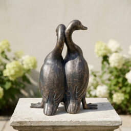 Levede Garden Ornaments Outdoor Resin Duck Sculpture Bronze Patio Yard Décor - thumbnail 1
