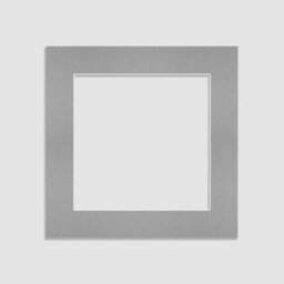 Ak Frames 8X8 Silver Picture Mounts To Fit 6X6 Aperture Size - Mount Board Only (No Frame Included) - thumbnail 1