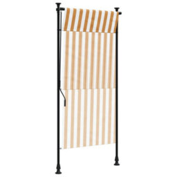 Walplus Outdoor Roller Blind Orange And White 120X270 Cm Fabric&steel - thumbnail 6