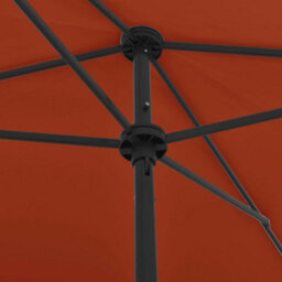 Berkfield Beach Umbrella Terracotta 200X125 Cm - thumbnail 6