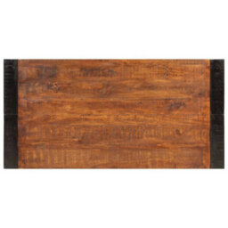 Berkfield Dining Table Honey Brown 120X60X76 Cm Solid Wood Mango - thumbnail 4