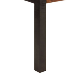 Berkfield Dining Table Honey Brown 120X60X76 Cm Solid Wood Mango - thumbnail 7