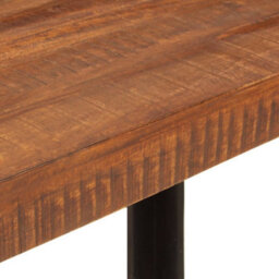 Berkfield Dining Table Honey Brown 120X60X76 Cm Solid Wood Mango - thumbnail 6