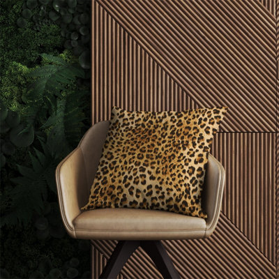 Warren Reed Designer Wild Animal Pattern Outdoor Cushion 60Cm X 60Cm