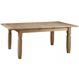 Mercers Furniture Corona Large Extending Dining Table Solid Wood Pine Wooden With Mexican Styling - thumbnail 2