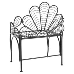 Beliani Garden Chair Liguria Metal Black - thumbnail 7