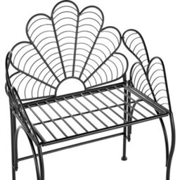 Beliani Garden Chair Liguria Metal Black - thumbnail 8