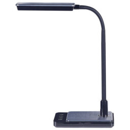 Beliani Led Desk Lamp Black - Adjustable Arm, Dimmable Brightness, Colour Temperature Control - thumbnail 2