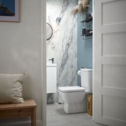 GoodHome Tellot Gloss Silver Chrome Effect Bathroom Wall Light - thumbnail 9