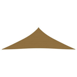 Berkfield Sunshade Sail 160 G/m2 Taupe 3.5X3.5X4.9 M Hdpe - thumbnail 2