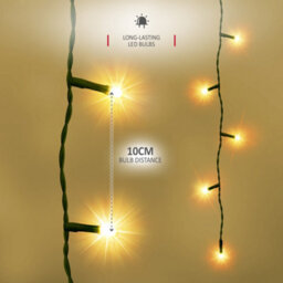 Netta Christmas Tree Lights 2M X 10 Strands 200 Leds Fairy Lights - Warm - thumbnail 4