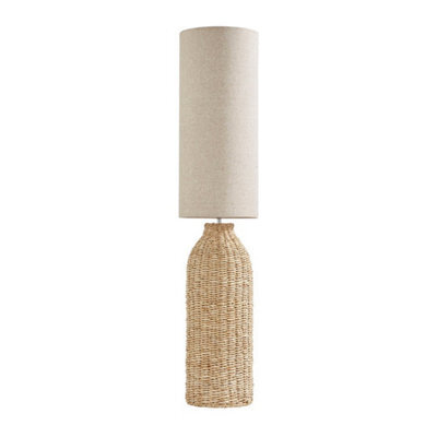Pagazzi Lighting Pagazzi Joyce Natural Woven Floor Lamp - image 1