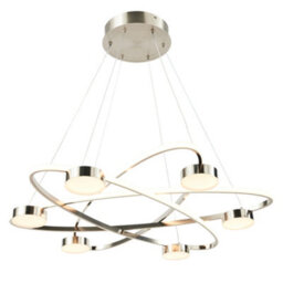 Litecraft Visconte Acerra Brass Led Ceiling Pendant Light - thumbnail 2
