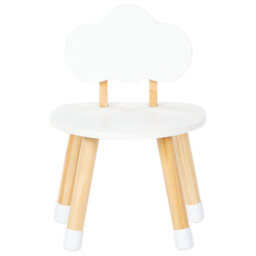 Wyld And Coco Kidnest 2-Seater Kids Table Set - White And Light Brown, Mdf Frame With Leg Caps - thumbnail 8