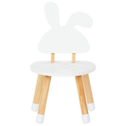 Wyld And Coco Kidnest 2-Seater Kids Table Set - White And Light Brown, Mdf Frame With Leg Caps - thumbnail 9