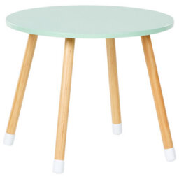 Wyld And Coco Kidnest 2-Seater Kids Table Set - White And Light Brown, Mdf Frame With Leg Caps - thumbnail 3