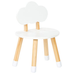 Wyld And Coco Kidnest 2-Seater Kids Table Set - White And Light Brown, Mdf Frame With Leg Caps - thumbnail 6