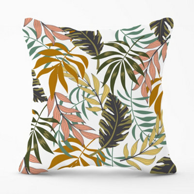 Warren Reed Designer Tropical Leaves Cushions 60Cm X 60Cm - image 1