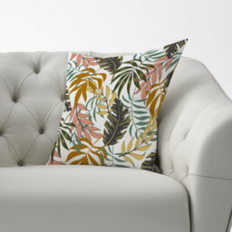 Warren Reed Designer Tropical Leaves Cushions 60Cm X 60Cm - thumbnail 2