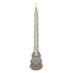 Small Christmas Tree Candle Holder - Winter Ice - thumbnail 1