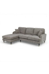 Loft Home Olivia Dove Grey Fabric Left Hand Facing Corner Chaise - thumbnail 2