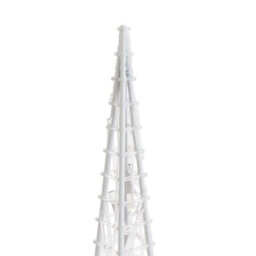 Berkfield Beautiful Acrylic Decorative Led Light Cone Set Cold White 60/90/120Cm - thumbnail 6