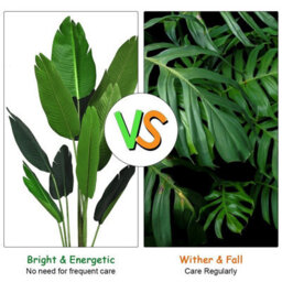 Gainoom 160Cm Artificial Tropical Palm Tree W/ 10 Leaves Fake Bird Of Paradise Plant - thumbnail 6