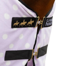"Supreme Products Dotted Horse Fleece Rug Lavish Lilac (6 0"")" - thumbnail 2
