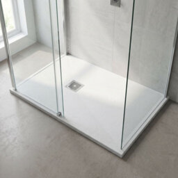 Balterley 1200mm X 900mm Premium Slimline Rectangular Shower Tray - Slate White - thumbnail 3