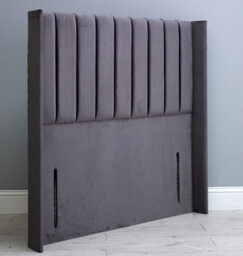 Comfy Deluxe 3Ft 54Inch  Maroon Plush Floorstanding Ameila Wing Headboard - thumbnail 2