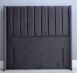 Comfy Deluxe 3Ft 54Inch  Maroon Plush Floorstanding Ameila Wing Headboard