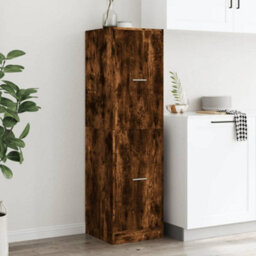 Walplus Apothecary Cabinet Smoked Oak 40X41X144.5 Cm Engineered Wood - thumbnail 4