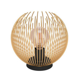 Eglo Venezuela Black And Gold Steel Table Lamp - thumbnail 2