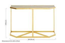 Premier Housewares Interiors By Premier Elegant Design Black Tempered Glass Console Table, Sturdy Hallway Table, Durable Modern Console Table - thumbnail 6