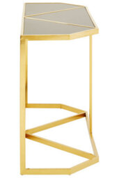 Premier Housewares Interiors By Premier Elegant Design Black Tempered Glass Console Table, Sturdy Hallway Table, Durable Modern Console Table - thumbnail 3