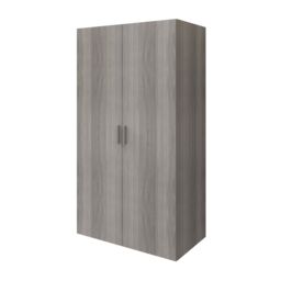 GoodHome Atomia Freestanding Matt Grey Oak Effect Particle Board Wardrobe (H)1875mm (W)1000mm (D)600mm - thumbnail 2
