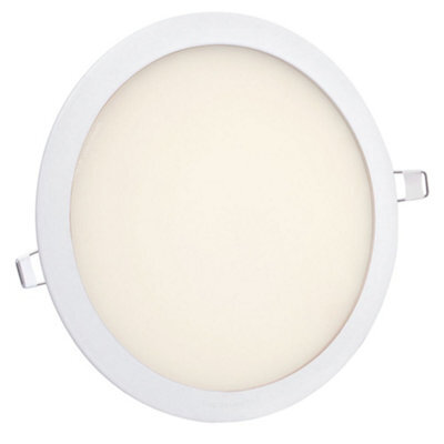 Long Life Lamps Company 24W Recessed Ceiling Led Round Panel 3500K Warm White - image 1