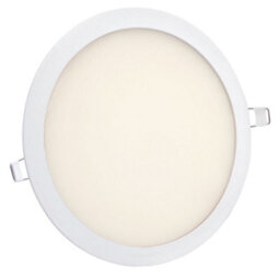 Long Life Lamps Company 24W Recessed Ceiling Led Round Panel 3500K Warm White - thumbnail 1